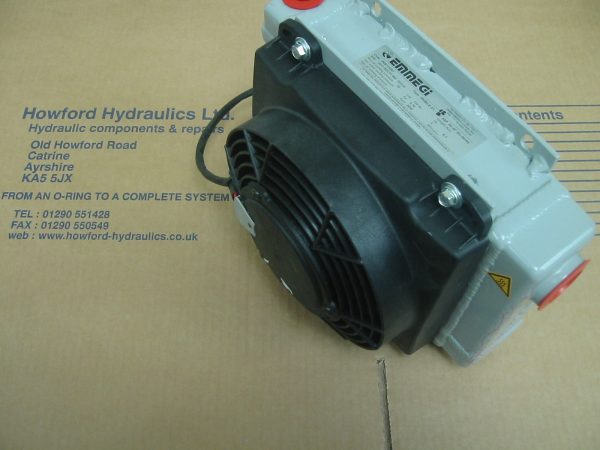 12V 1 LITRE AIR BLAST OIL COOLER 1" PORTS - COOL-MS2-12V