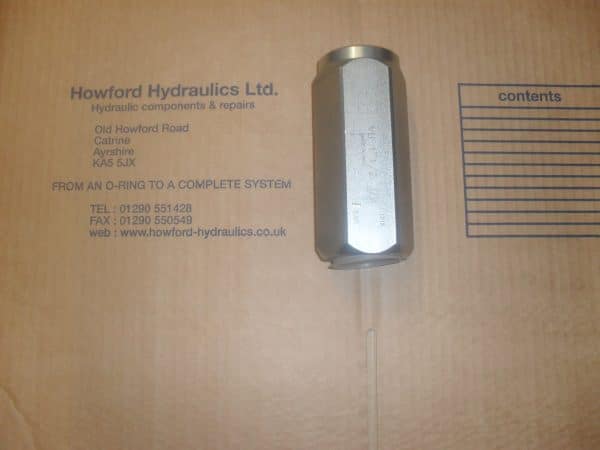 1.1/2 BSP INLINE CHECK VALVE  1 BAR SPRING