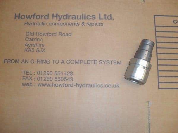 1/2 BSP FLAT FACED QRC MALE 22MM FEMALE THREAD