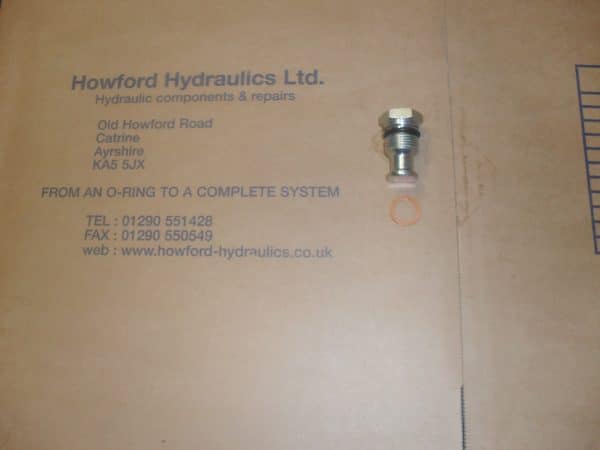 RELIEF VALVE CAVITY BLANKING PLUG FOR CETOP 3 MANIFOLD