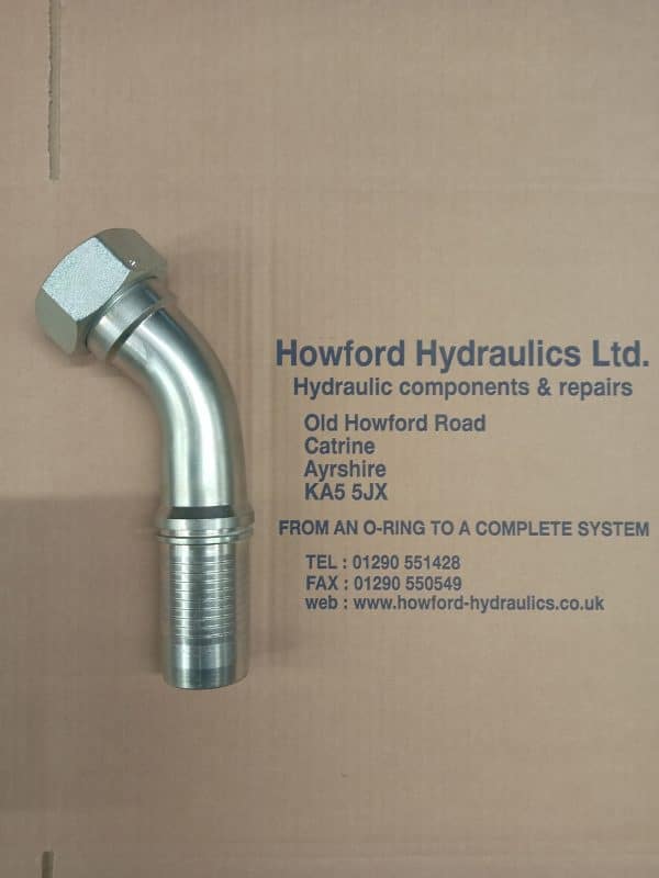 2" BSP 45/S FEMALE FOR 2" HOSE SWAGE